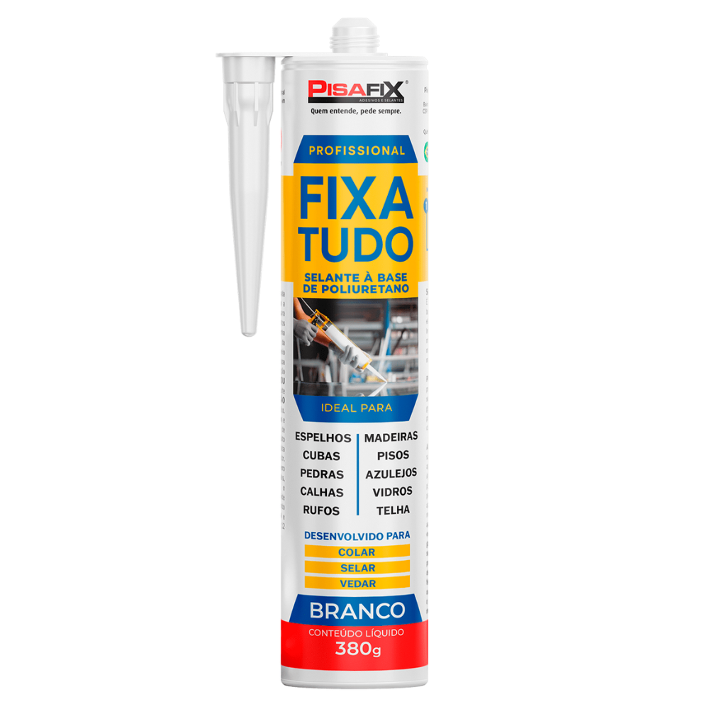 Selante Pu Pisafix Profissional Fixa Tudo Branco G Mr Castelo